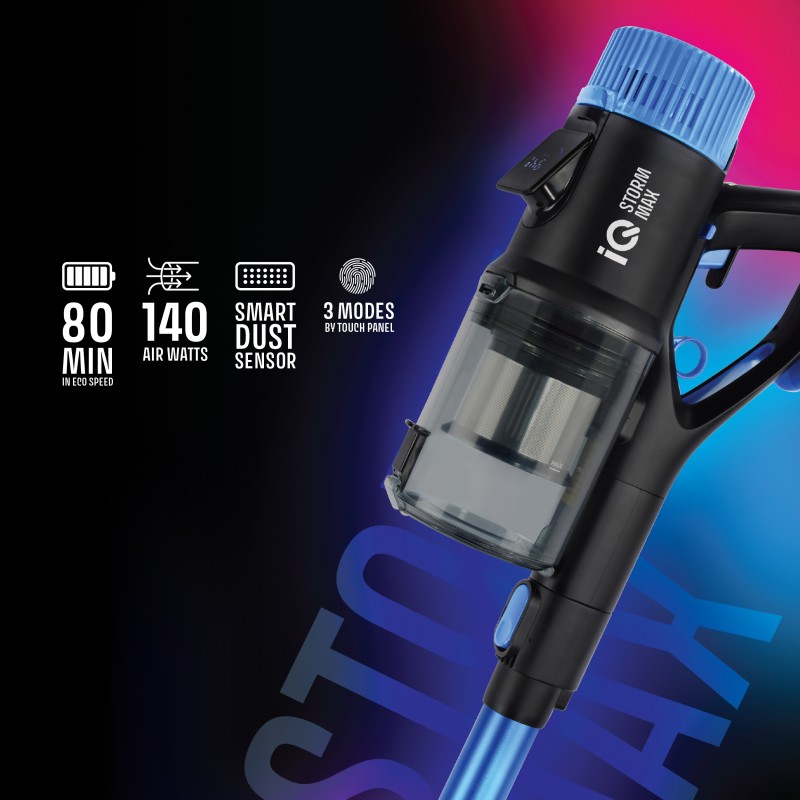 IQ STORM MAX VC-998 Επαναφορτιζόμενη Σκούπα Στικ & Χειρός 37V IQ STORM MAX VC-998 Επαναφορτιζόμενη Σκούπα Στικ & Χειρός 37V